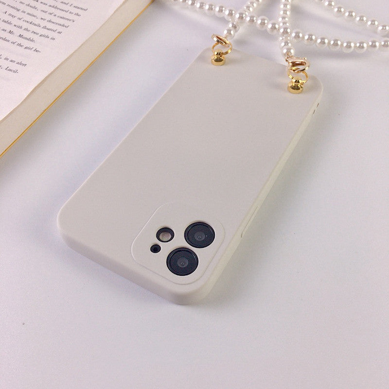 Pearl Chain Crossbody Phone Case