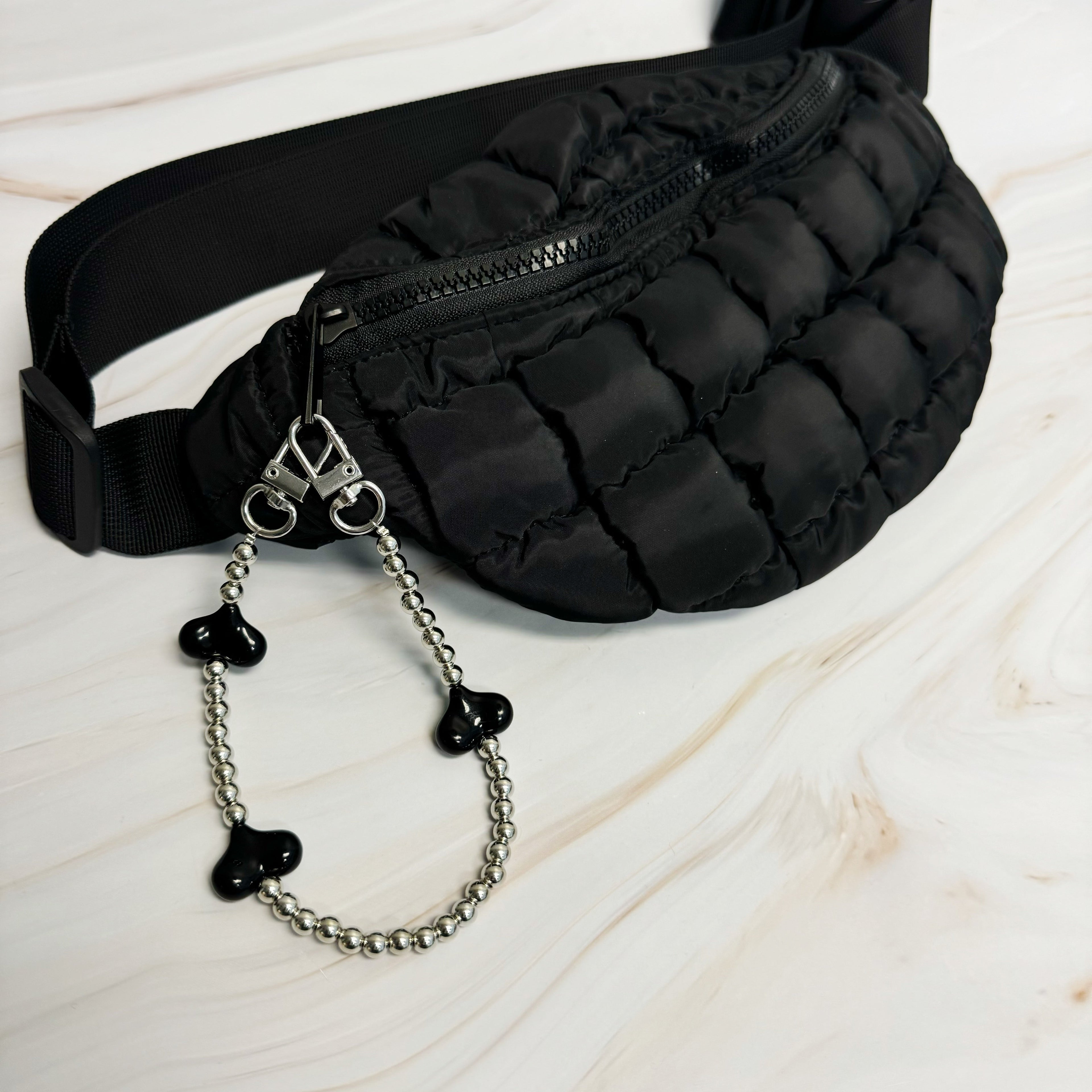 Hearts and Beads Phone Wrist Lanyard