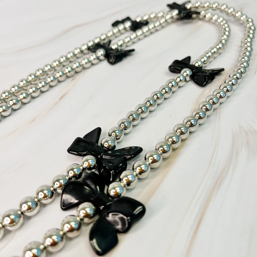 Bows and Beads Crossbody Phone Lanyard