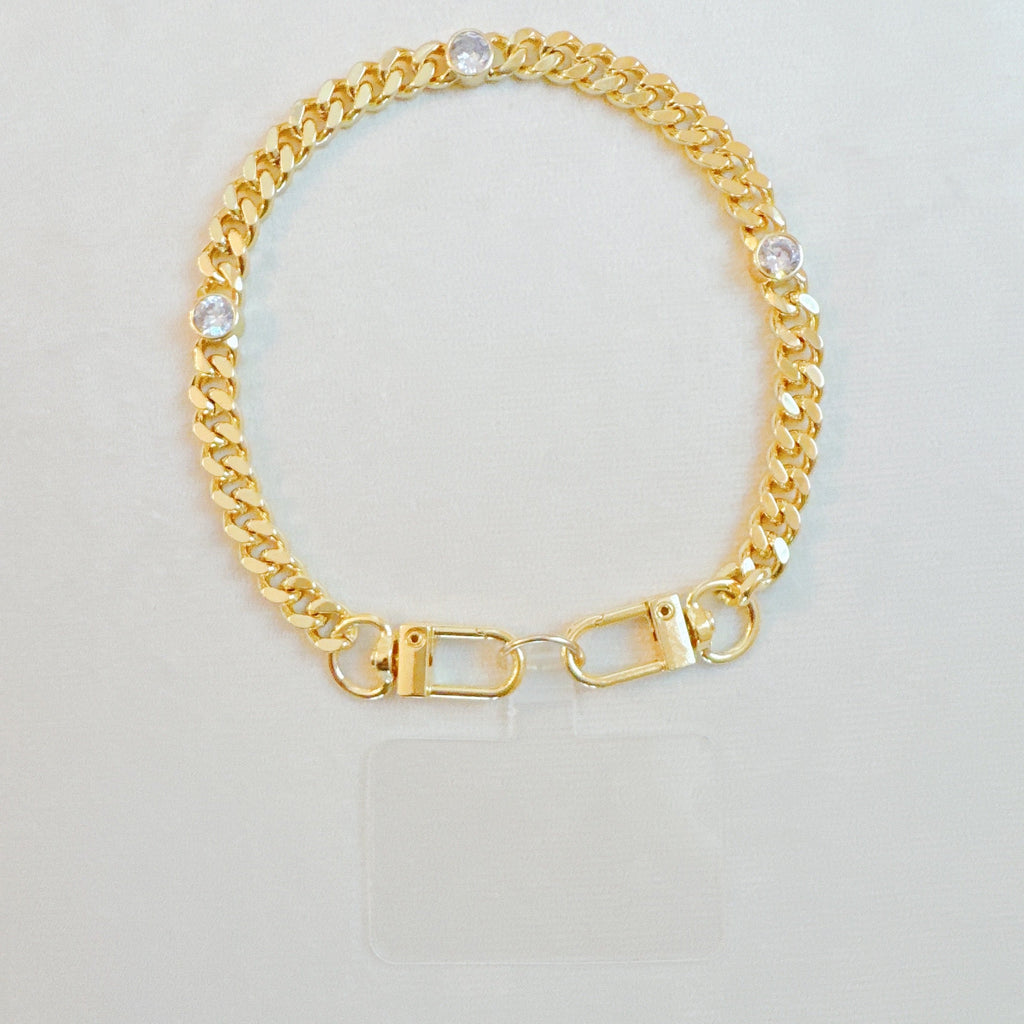 Sparkle Over the Chain Phone Wrist Lanyard