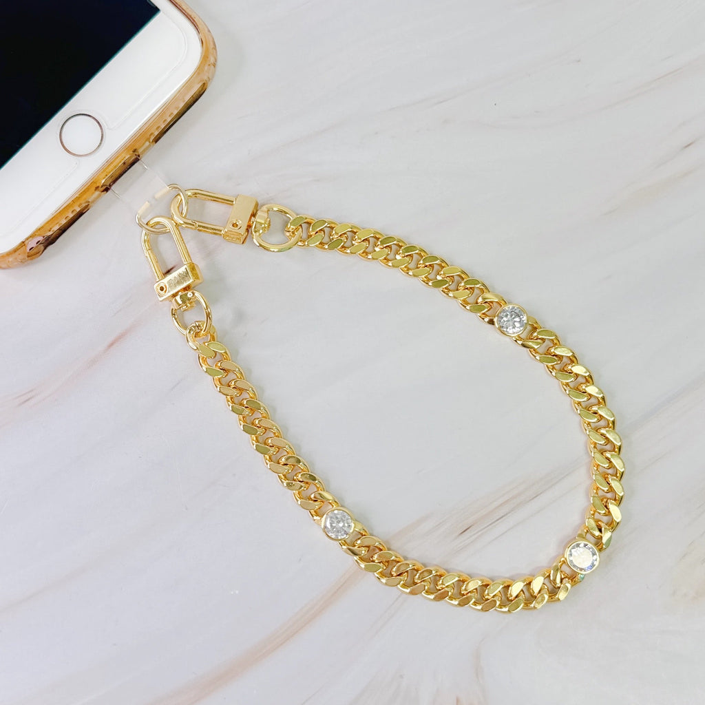 Sparkle Over the Chain Phone Wrist Lanyard
