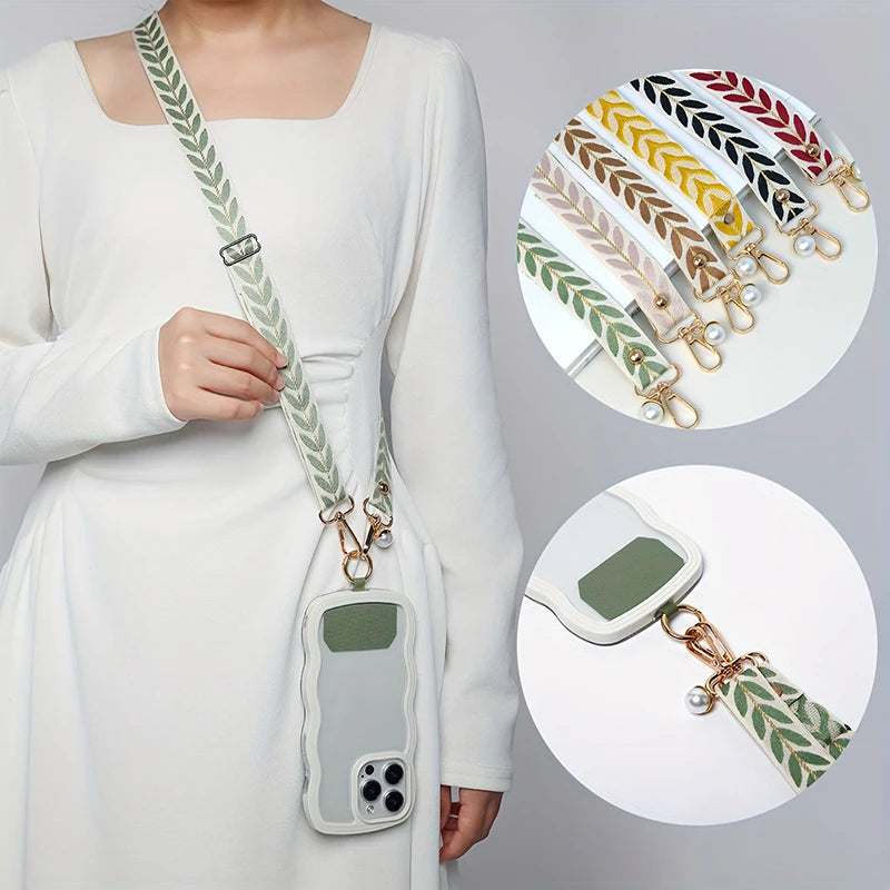 Universal Adjustable Mobile Phone Crossbody Lanyard