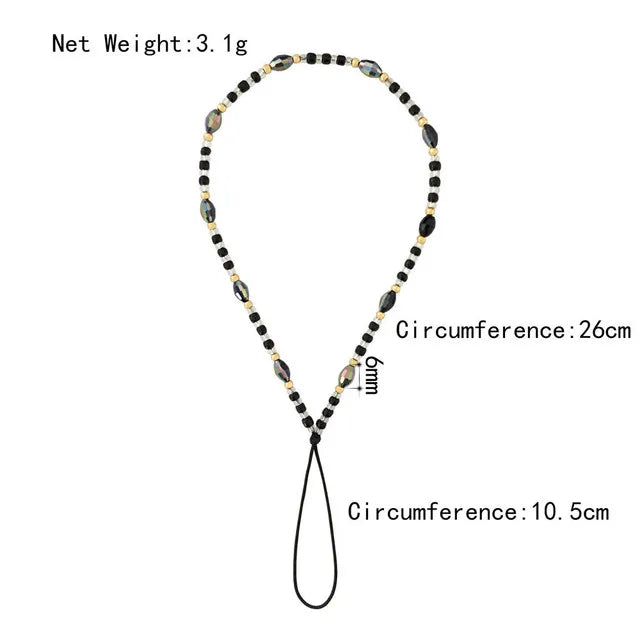 Cell Phone Beaded Strap